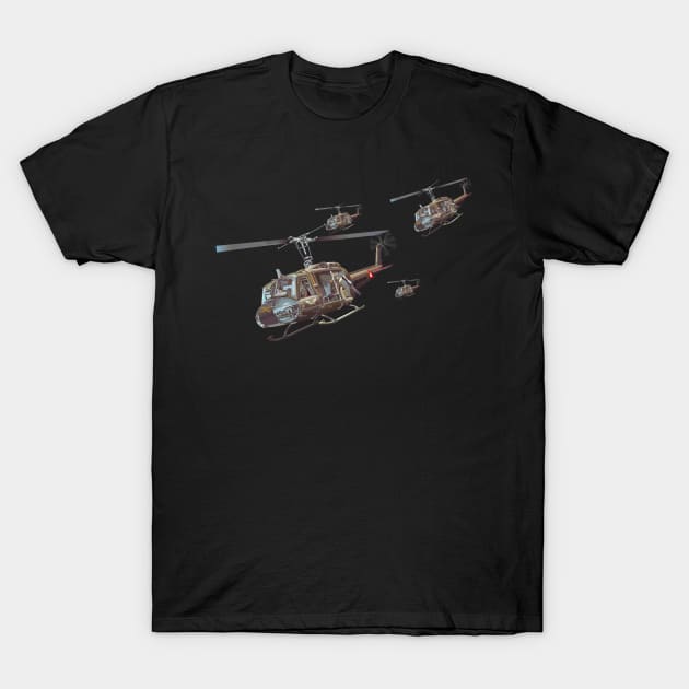 Helicopter Assault1 T-Shirt by twix123844